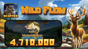 Temukan keseruan Wild Flow dari Habanero! Dengan grid dinamis dan simbol wild yang bergerak
